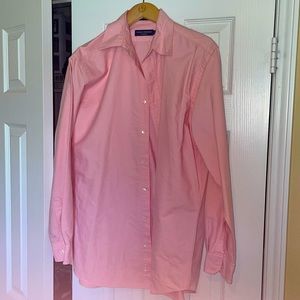 Pink button down dress shirt